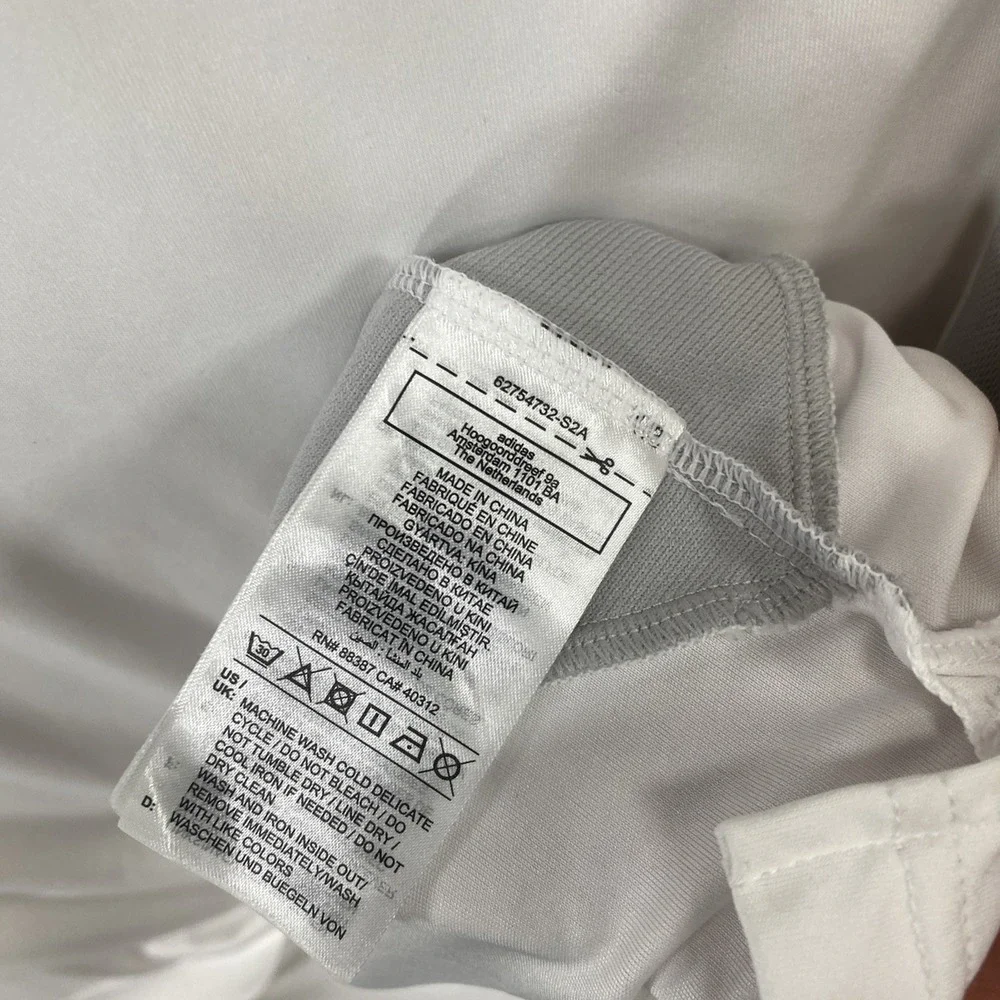 Adidas Men's Climacool Jersey White Gray Size XL KA5488 C118